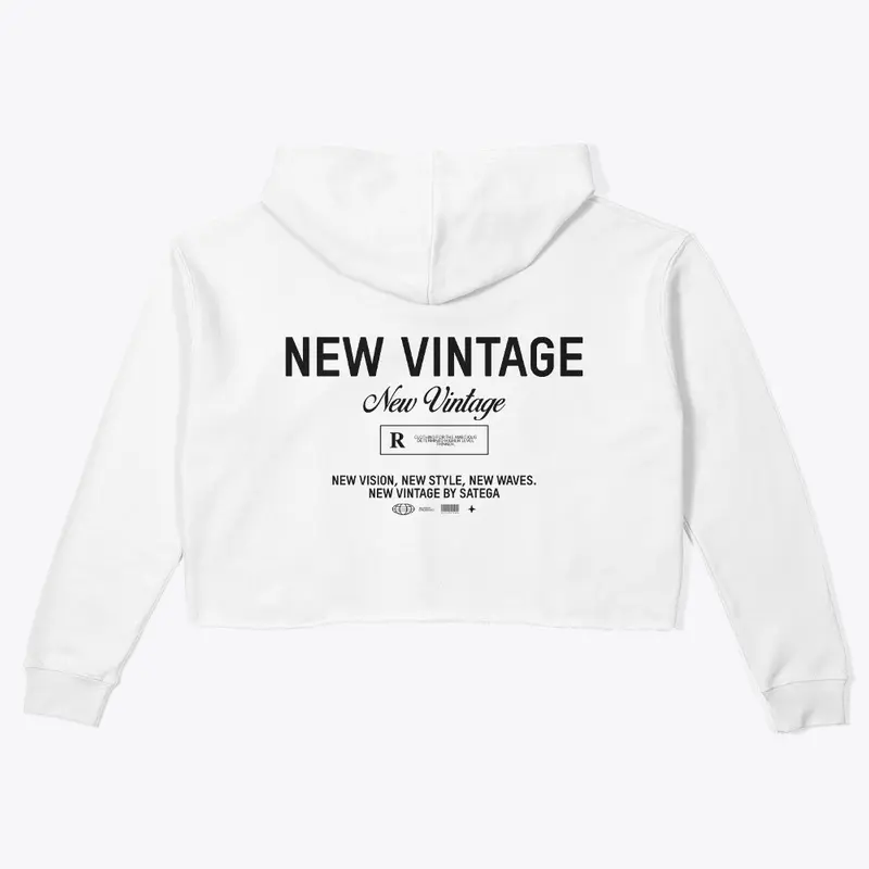 New Vintage women's crop hoodie.