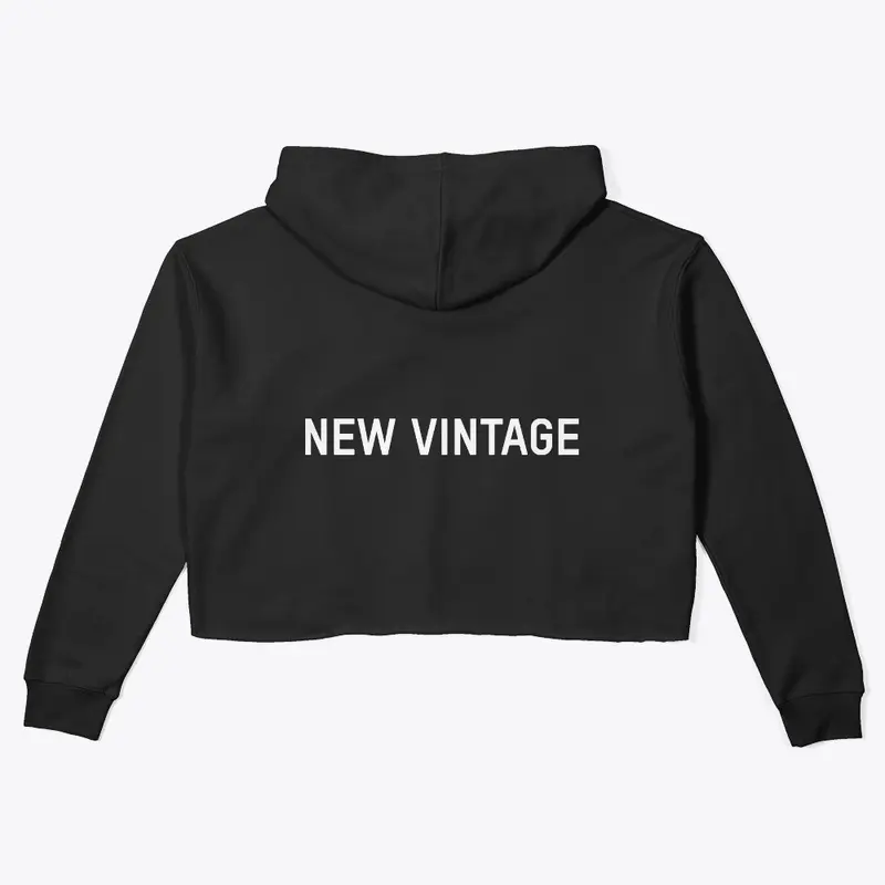 New Vintage women's crop hoodie.